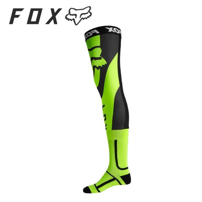 Fox Racing Stocks 摩托車壓縮護膝 Enduro 襪子頂級越野摩托車襪 MTB ATV MX 護膝運動