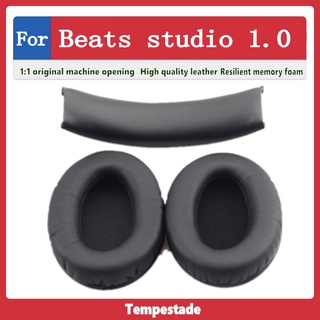 適用於 Beats Studio1.0 耳機套 耳罩保護套 頭梁墊 橫樑 配件 耳機海綿套