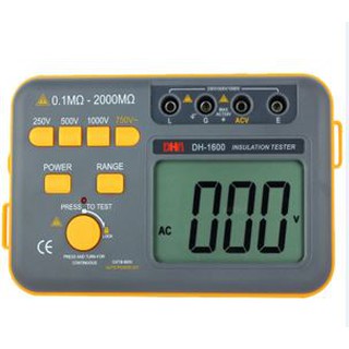 DH-1600 數位絕緣電阻測試器