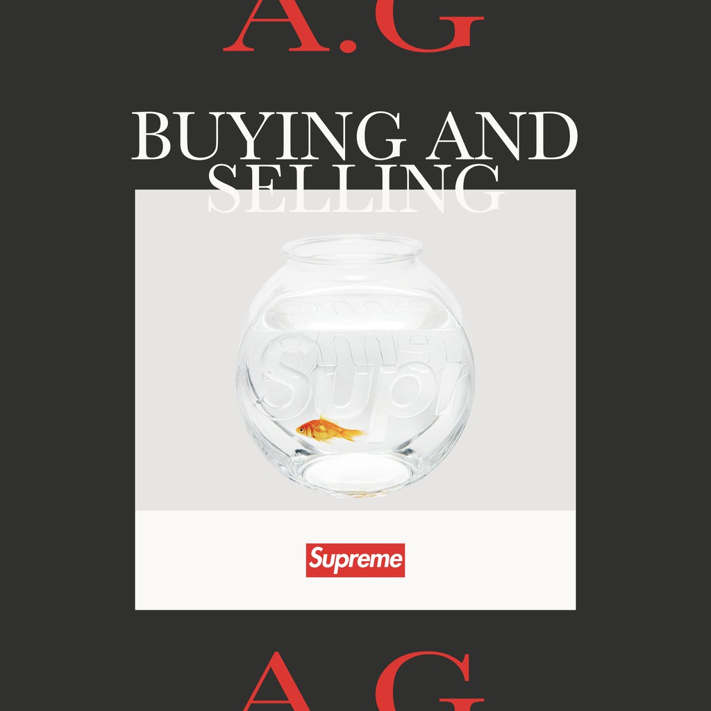 《A.G代購》20FW Week12 Supreme Fish Bowl 魚缸 Supreme 收藏品系列