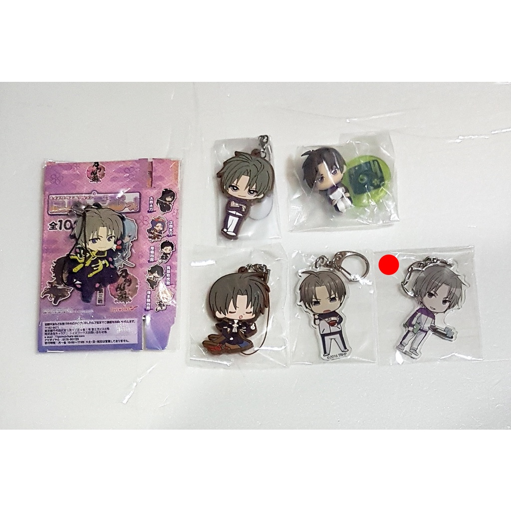 *可當綁物│刀劍亂舞 壓切長谷部 長谷部 set 花丸 animega cafe 壓克力 吊飾 扭蛋 軟膠 壽屋 飄花