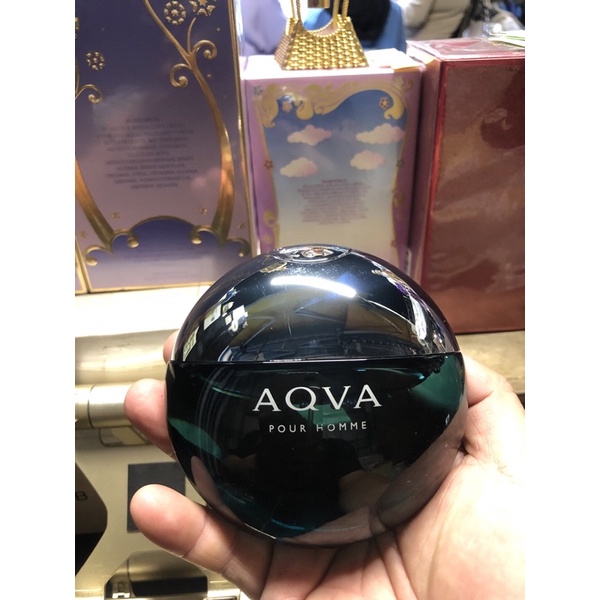 Bvlgari 水能量男性淡香水 Aqva (原100ml，實際約9分滿