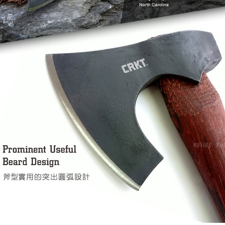 CRKT FREYR 1055高碳鋼 斧頭 CRKT 2746 登山 露營 CRKT D2746 綠野山房