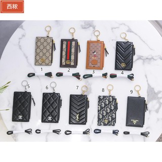 喵小姐 現貨 Chanel Gucci 證件套id證件夾防刮gg卡套掛繩工作牌門禁卡套銀行卡套識別證 蝦皮購物