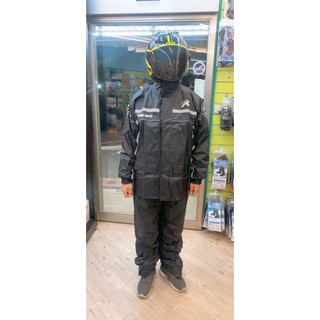天德牌 雨衣 R5 套裝 兩件式 分離式 衣褲 二件式 揹包版 黑黑