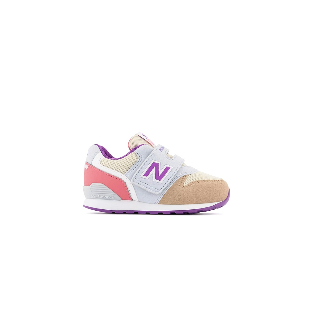 New Balance 小童 灰紫粉 魔鬼氈 復古 休閒鞋 IZ996JF3