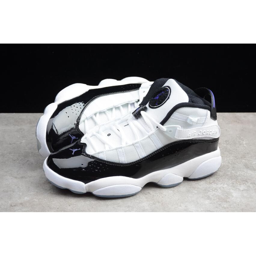 jordan 6 rings white dark concord black