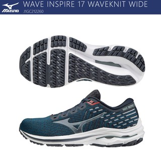 下殺6折【美津濃 MIZUNO】WAVE INSPIRE 17 WAVEKNIT SW 男慢跑鞋 J1GC212260