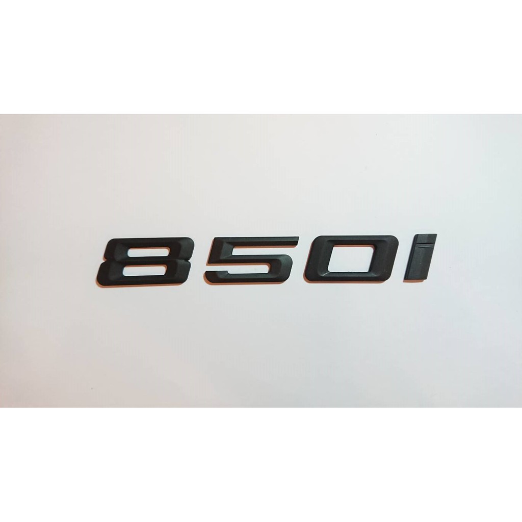 圓夢工廠 BMW 8 系 G15 G16 850I 850i 後車箱 改裝 消光黑 黑色車標 字貼 字標 同原廠款式