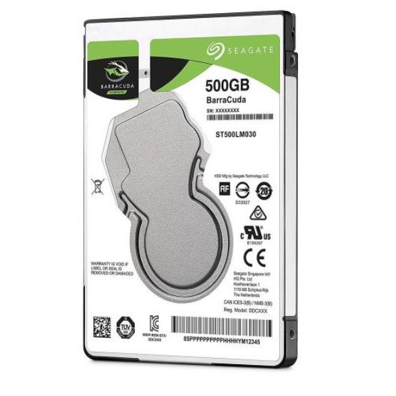 Seagate新梭魚BarraCuda 500GB 2.5吋硬碟5400轉(ST500LM030)