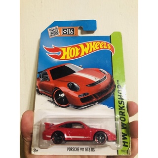 絕版 限量 稀有 HOTWHEELS 風火輪 模型車 小汽車 PORSCHE 911 GT3 RS 保時捷 跑車 紅色