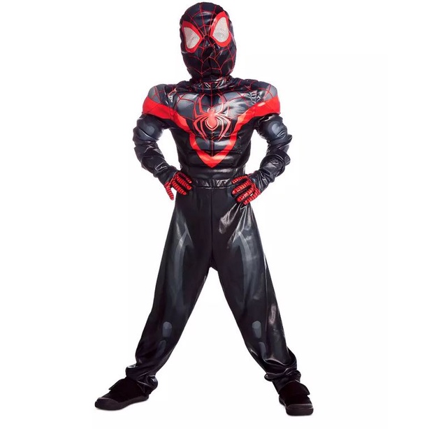 預購👍正版空運👍美國迪士尼 Miles Morales Spider-Man  蜘蛛人 兒童 男童 造型服 萬聖節裝扮服