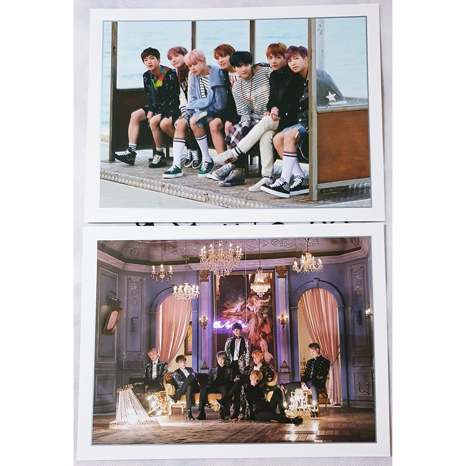 【拆售】 BTS 防彈少年團 WINGS CONCEPT BOOK 概念書 紙相框 (大卡) 2P