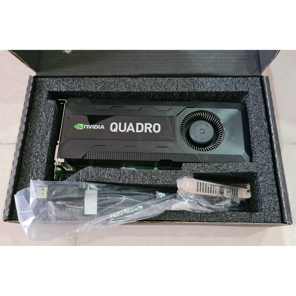 屏幕 CARD QUADRO K5000 圖形專家 - 整盒 - 像新的一樣 - 真實照片