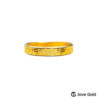 JoveGold漾金飾 存在黃金戒指 (現貨+預購)
