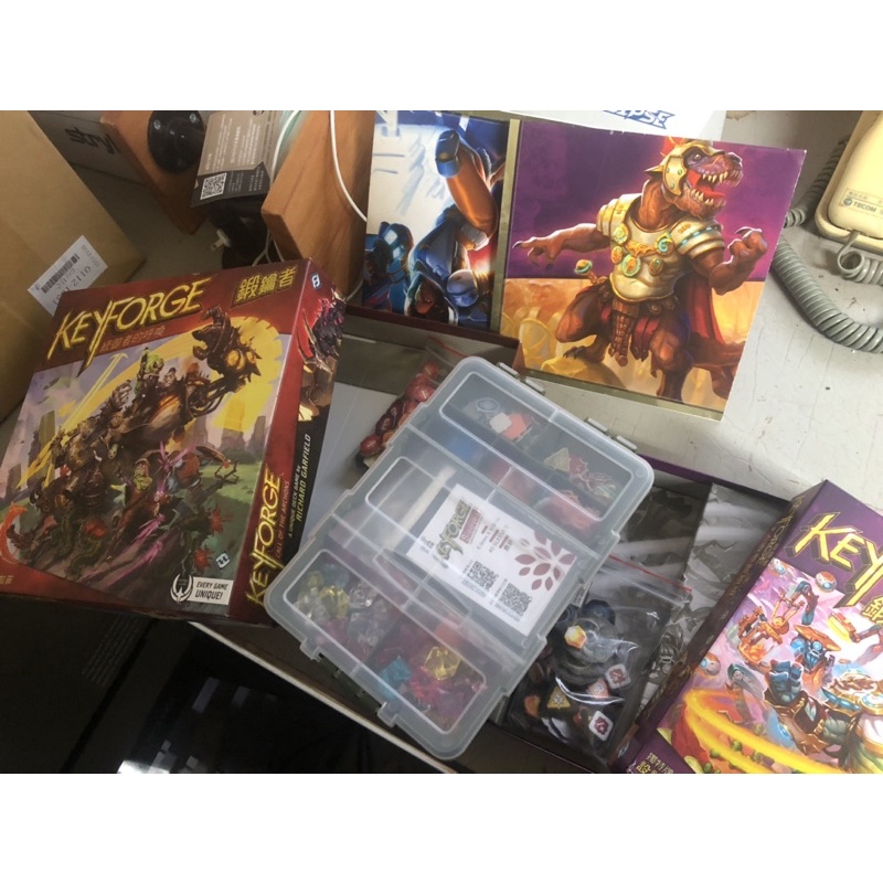 鍛鑰者 keyforge 出清 指示物 桌布 琥珀 盒子初始 牌組