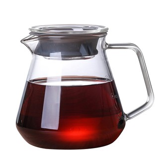 手沖玻璃咖啡壺 500ml【現貨】【LifeShopping】咖啡壺 茶壺 手沖壺