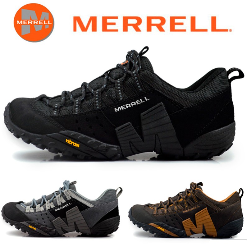 經典款 MERRELL邁樂 男鞋戶外徒步登山鞋男真皮舒適旅遊鞋防滑耐磨越野鞋