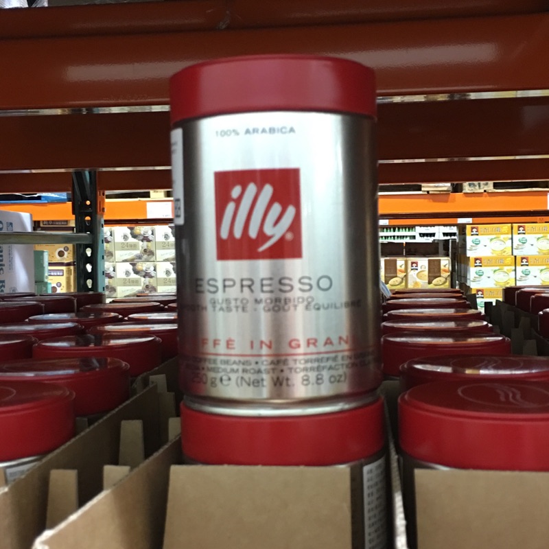 Costco代購illy義式烘培咖啡豆一罐250公克