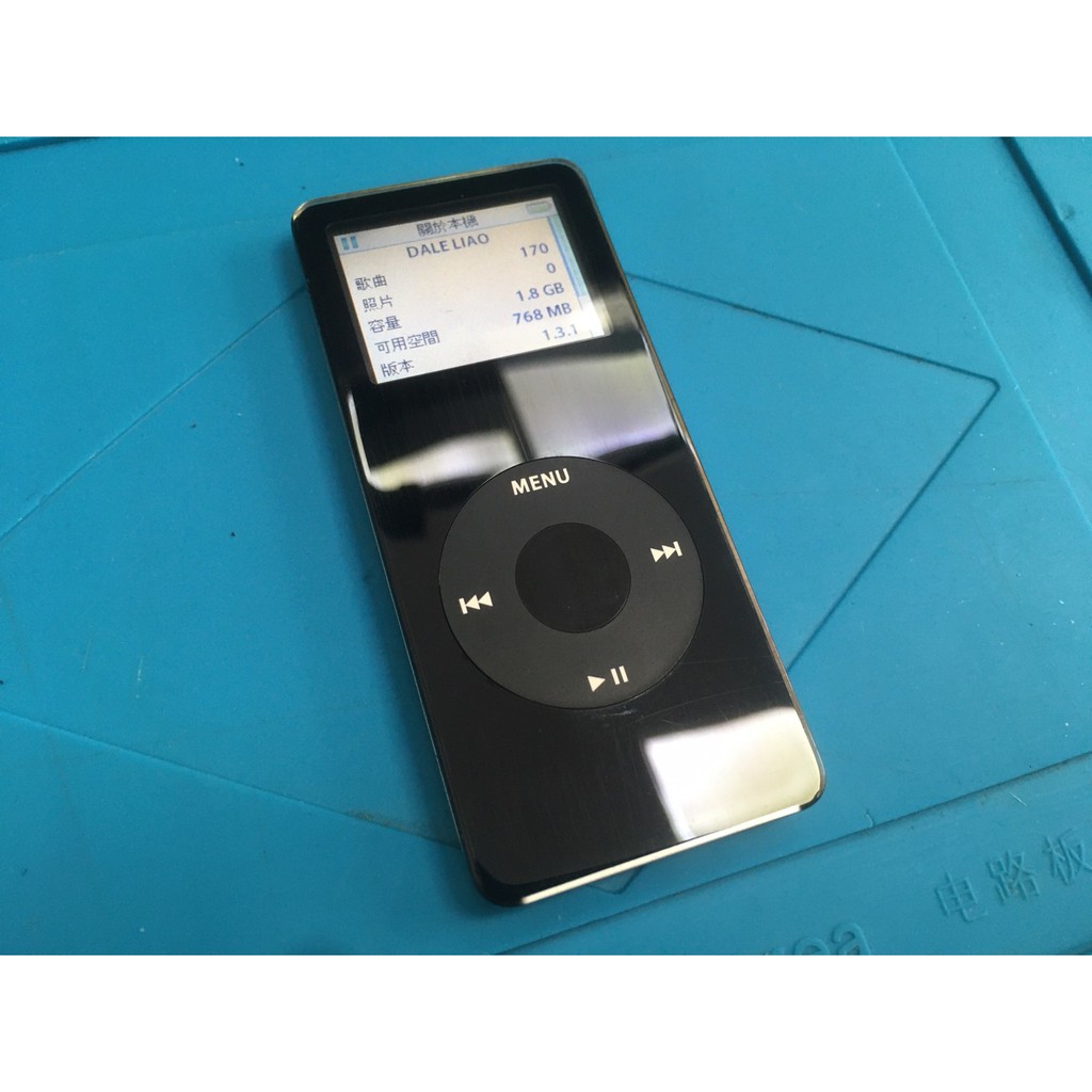 私人好貨 玩家ipod Nano 1th 2gb 功能正常無盒 無配件歡迎詢問自售中古二手空機 蝦皮購物