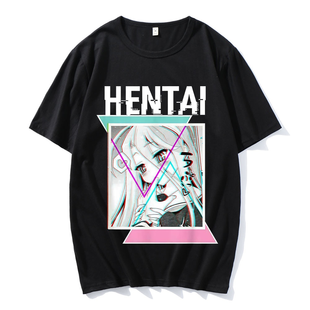 熱銷舒適純棉無盡外服 Lewd 性感 Senpai Love Hentai Ahegao Otaku Vaporwave