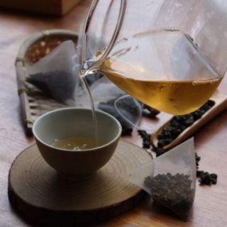 桂花烏龍茶 三角立體茶包 原片 原葉 台灣茶 Osmanthus Oolong Tea