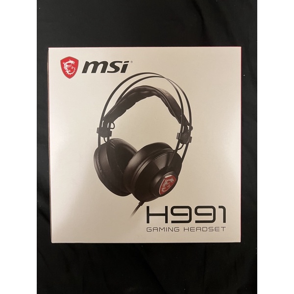MSI H991電競耳機 全新未拆封