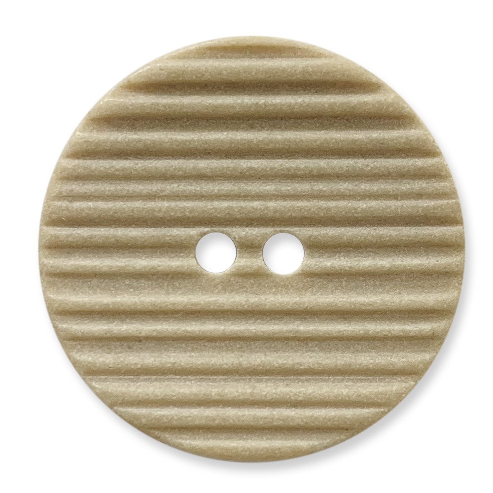 義大利製 樹脂釦 波浪洋芋片 2孔 polyester 10顆/組 西服鈕釦 6451【恭盟】