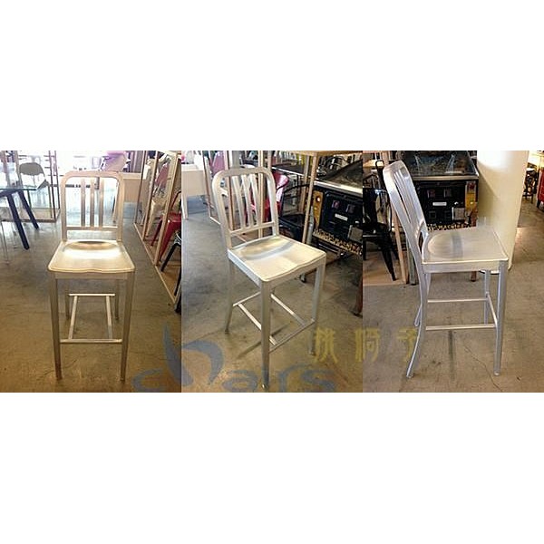 【挑椅子】LOFT復古工業風NAVY BARSTOOL海軍椅/高吧椅/吧檯椅 (複刻品)ST-028