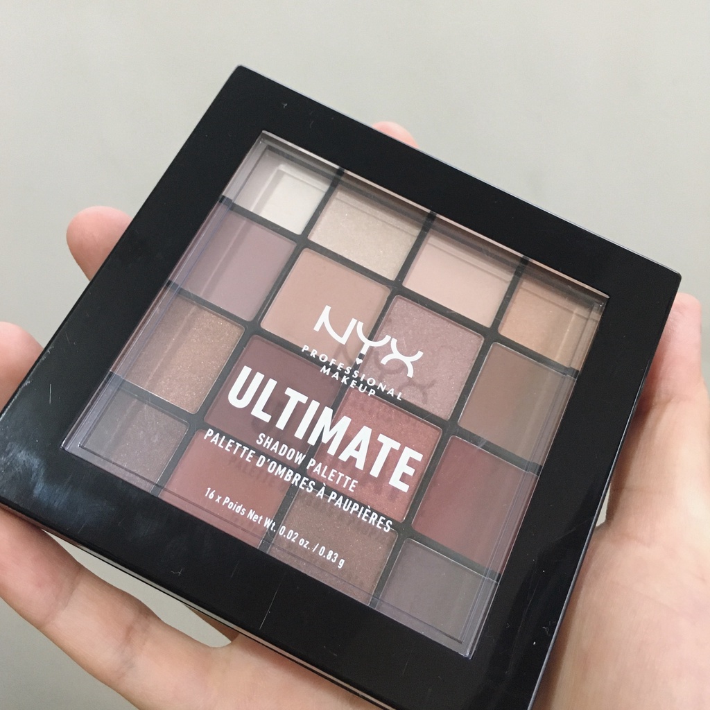NYX 16色眼影 Ultimate Warm Neutrals (二手)