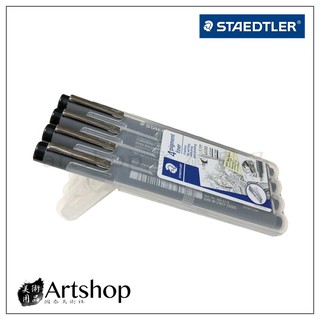 【Artshop美術用品】德國 STAEDTLER 施德樓 308 防乾耐水性代針筆 4支入 (MS308WP4)