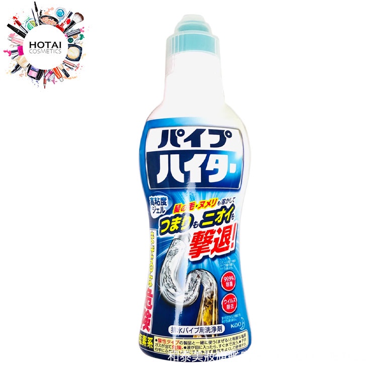 日本 KAO 花王 HAITER 高黏度水管清潔凝膠 衛浴 廚房 水管 排水孔 清潔 除菌  500g【和泰美妝】