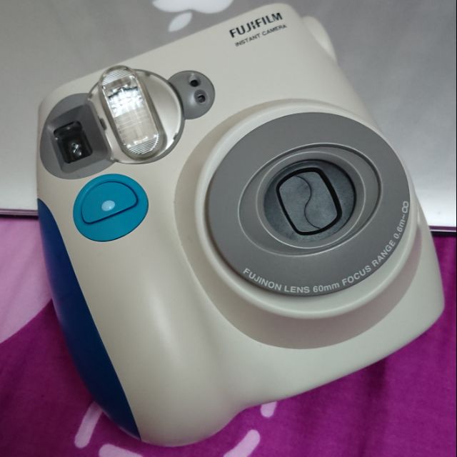 二手【 富士mini7S拍立得相機 】 mini 7s instax mini 藍色