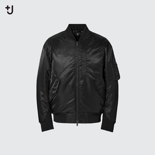 現貨 UNIQLO +J HYBRID羽絨 寬版MA-1飛行外套 XS JIL SANDER 445765 BLACK