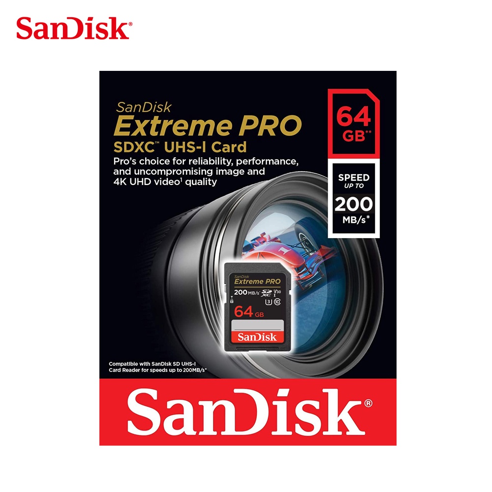 SanDisk Extreme Pro SDXC UHS-I V30 64GB 128GB 記憶卡讀取 200MB/s