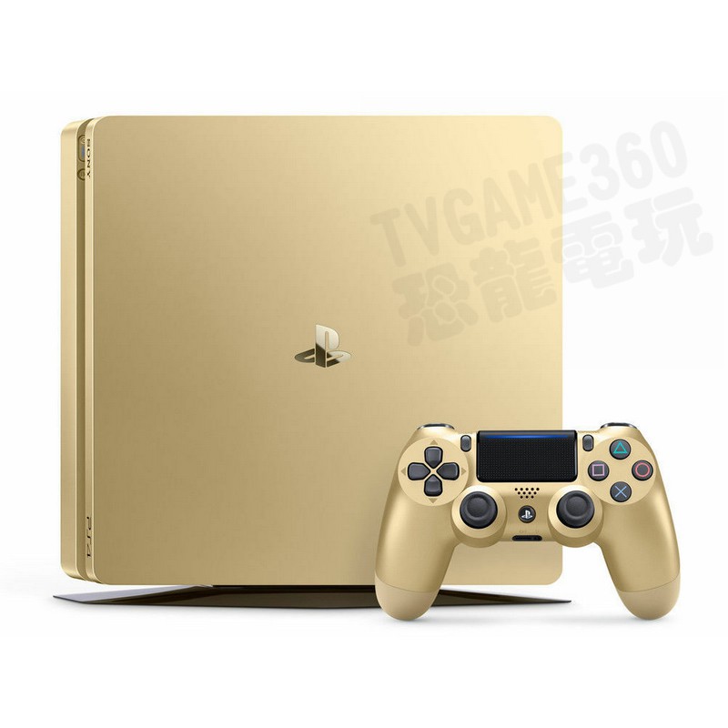 【二手主機】SONY PS4 SLIM 2017A 500G 金色 附原廠無線手把+HDMI線+電源線+USB線 台中