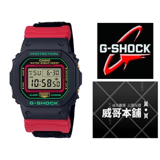【威哥本舖】Casio原廠貨 G-Shock DW-5600THC-1 聖誕節紅綠雙色特別版 DW-5600THC