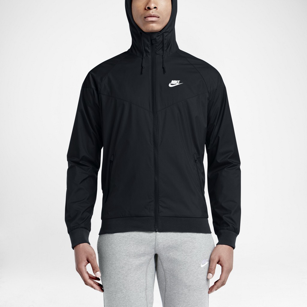 NIKE NSW WINDRUNNER 黑色 基本款 防風 風衣 運動外套 男生 727325-010