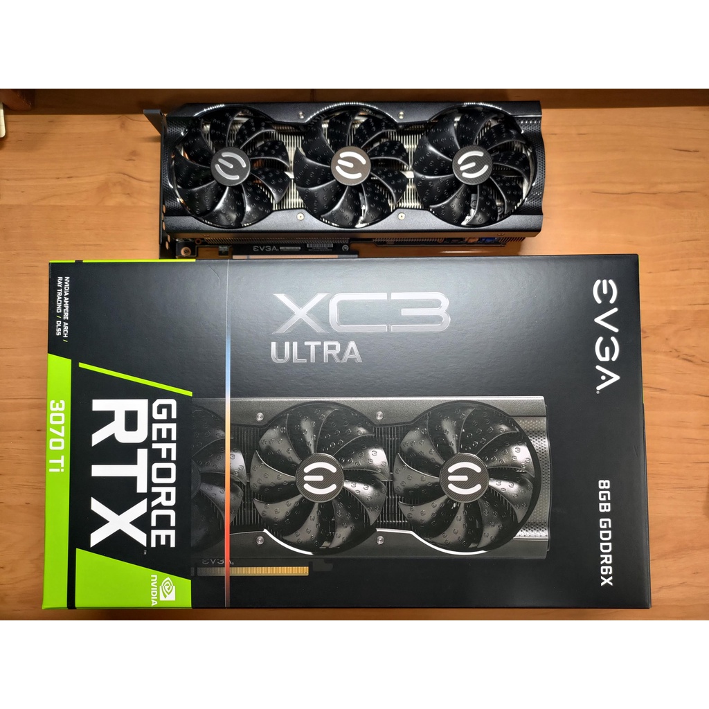 RTX3070TI 中古品非礦卡含盒裝 鎖算力 EVGA RTX 3070 Ti XC3 ULTRA GAMING 8G