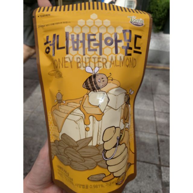 韓國 蜂蜜奶油杏仁果 250g