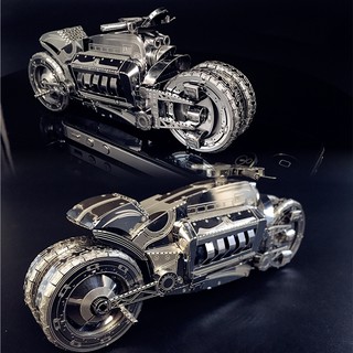 鋼鐵火星人益智玩具★戰斧概念摩托車 ★拼酷★MU藝模★3D立體金屬拼圖★DIY金屬模型★蝕刻片