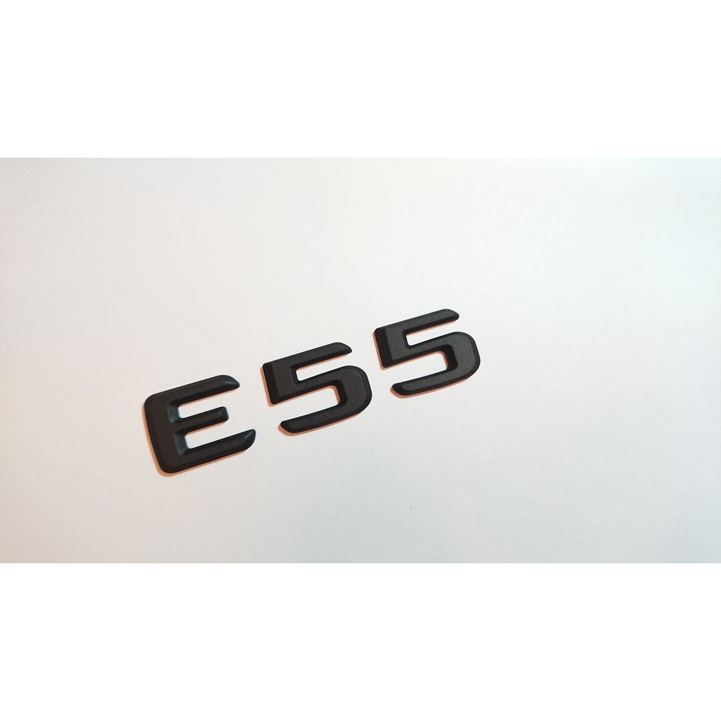 圓夢工廠 BENZ 賓士 W210 W211 96~09 E55 後車箱板金 消光黑 改裝字貼字標logo同原廠款式