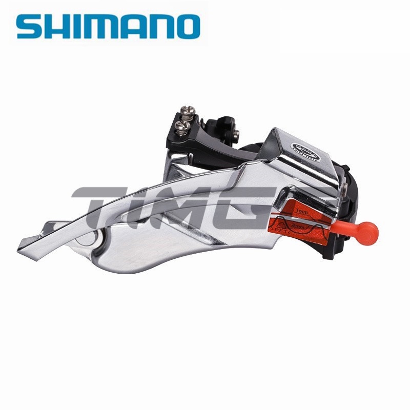 Shimano Deore FD-M530 MTB 山地自行車 9 速前變速器雙拉頂部擺動夾式 34.9 毫米黑色同款