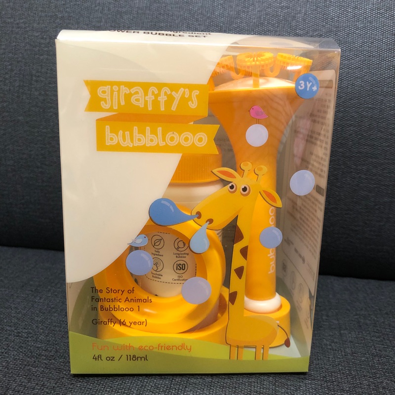 全新·韓國 BUBBLOOO長頸鹿泡泡（吹泡泡神器）