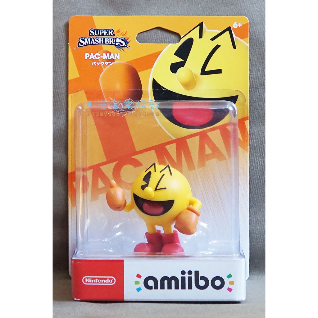 【月光魚 電玩部】amiibo PAC-MAN 小精靈 Namco 任天堂明星大亂鬥 3DS NS