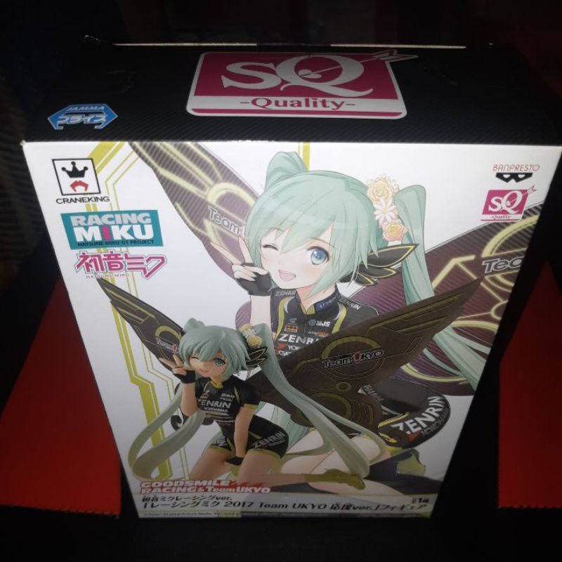 日版 海外限定 SQ 景品 賽車初音 MIKU 2017 Team UKYO應援版 初音