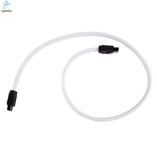 50CM SATA 3.0 III SATA3 7pin 數據線 6Gb/s SSD 數據線 HDD 硬碟數據線帶尼龍套