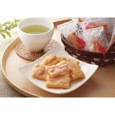 【現貨】日本直送 日本製 森白製菓 蝦味米餅 仙貝 米果 海老仙貝 餅乾 零食 蝦子 米果 下午茶點心 快速出貨 艾樂屋