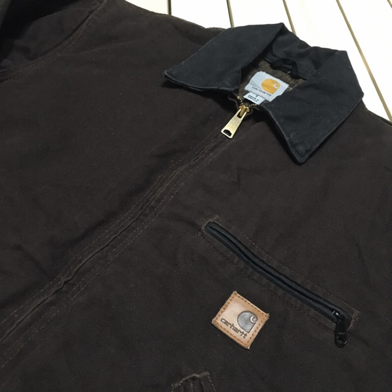 古著 Vintage Carhartt 底特律夾克 刷毛外套 工作外套 墨西哥製