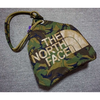 The North Face 迷彩帆布 紫標 側揹包 揹包 YKK拉鍊 限量